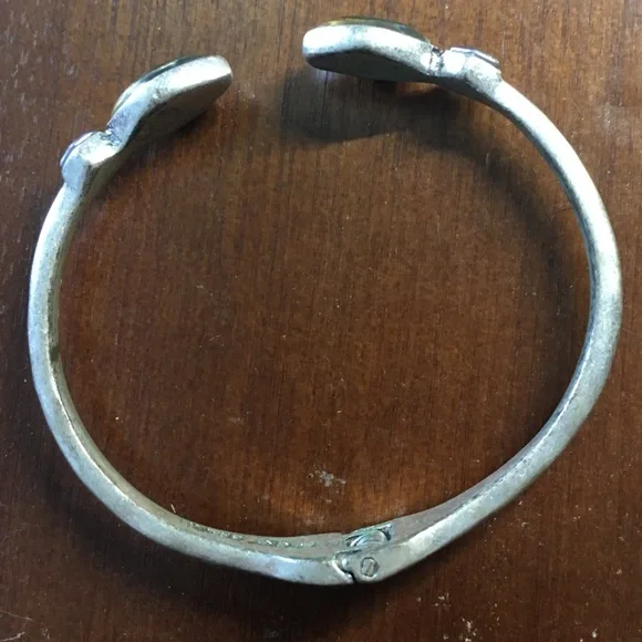 Lucky Brand Abalone Hinge Cuff Bracelet - preloved - Picture 5 of 11